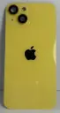 Back Glass w/ steel plate w/ MagSafe Pre-installed for IPH 14 Yellow OEM Pull GRADE A