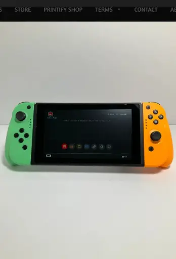 Nintendo Switch w/ aftermarket Joy Cons GRD A XKJ70062328213 REFURB